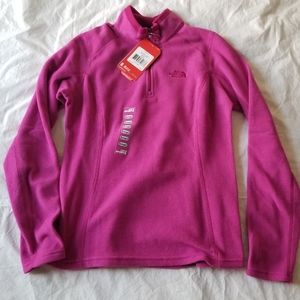 NWT North Face fleece half zip
